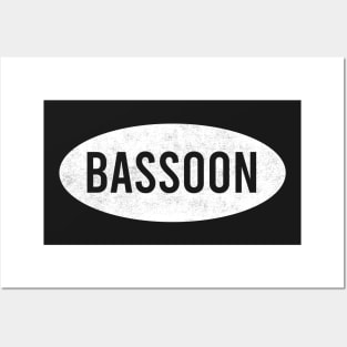 Funny Bassoon Player Design Posters and Art